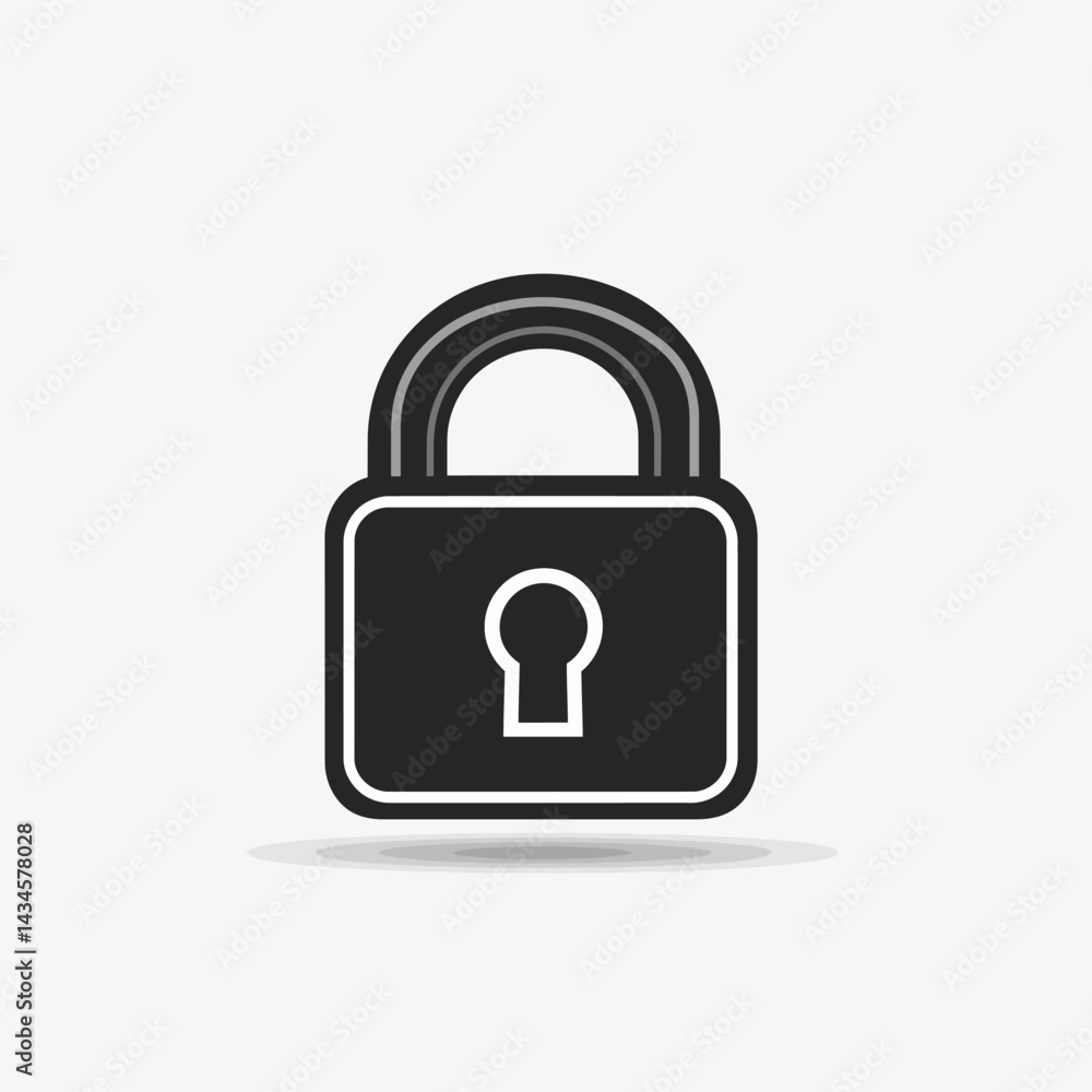 Pattern Lock - Vector icon, isolated on white background - Pattern Lock - Vector icon, isolated on white background -