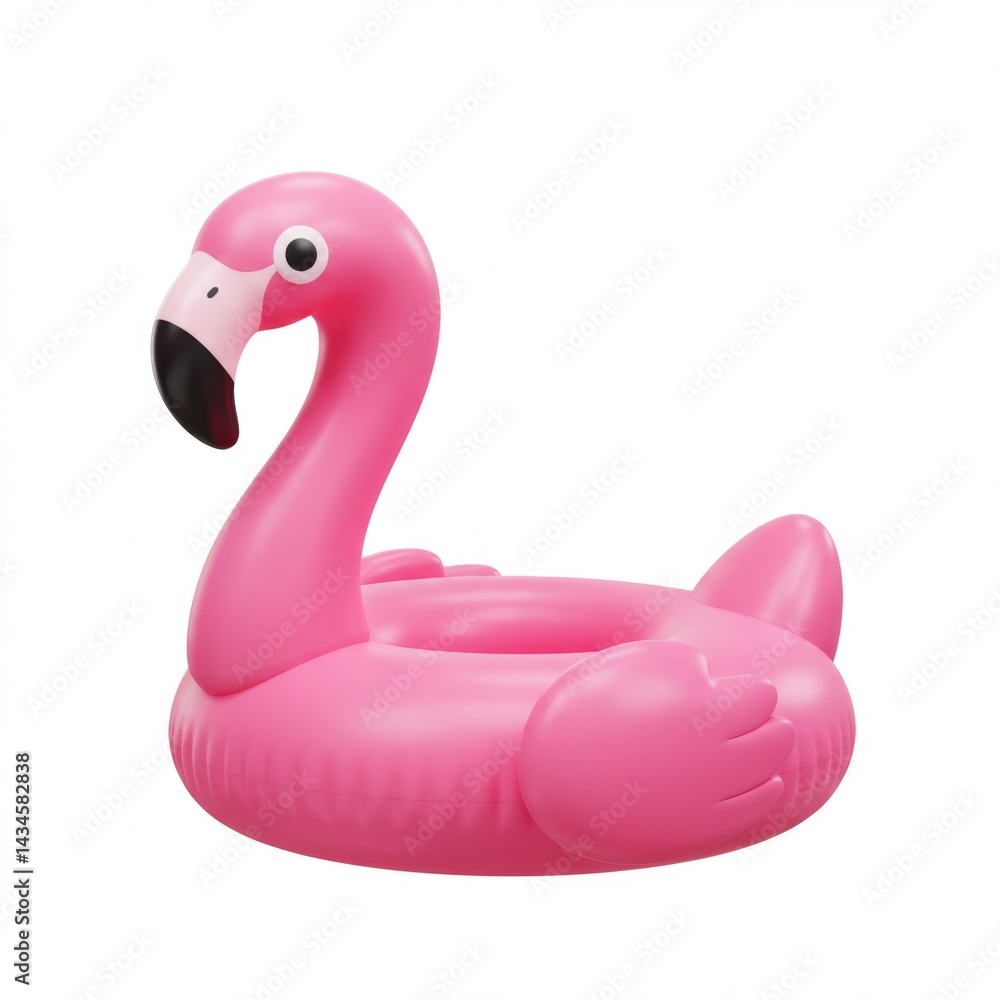 Pink Inflatable Flamingo Ring Float Summer Pool Beach Pink Inflatable Flamingo Ring Float Summer Pool Beach