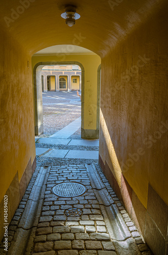 Canvas Print Architectural detail in the old town of Stockholm, Sweden