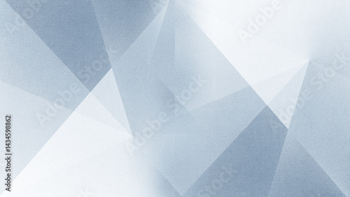 Obraz na płótnie Light pastel soft pale dusty gray blue silver white abstract pattern background. Geometric shape. Line stripe angle facet triangle fold. Color gradient. Noise grain. Business, tech. Design. Minimal. w salonie