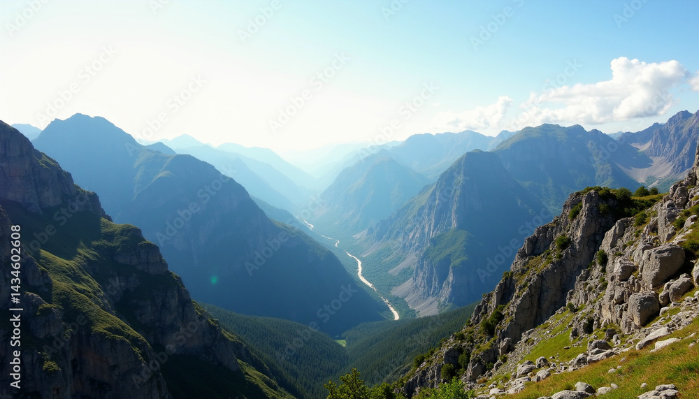 Fototapeta premium Breathtaking Valley Vista