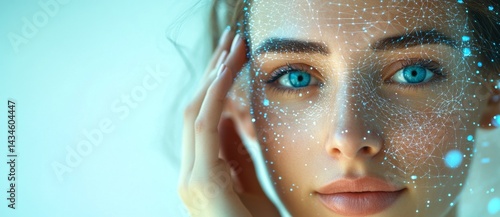 The woman has extensive knowledge of cutting-edge scientific technology for beauty and skincare purposes