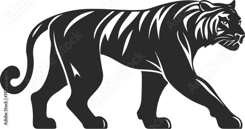  Lion Roaring on a Rock – Symbol of Strength Silhouette