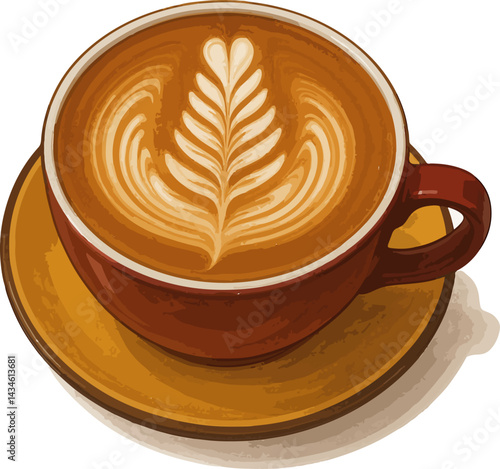 rosetta latte art