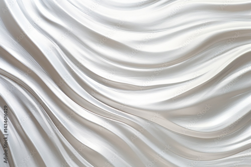 Obraz premium Draped Off-White Fabric Texture