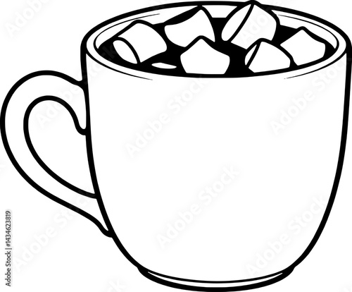 A Simple Black And White Drawing Of A Wrapped Candy