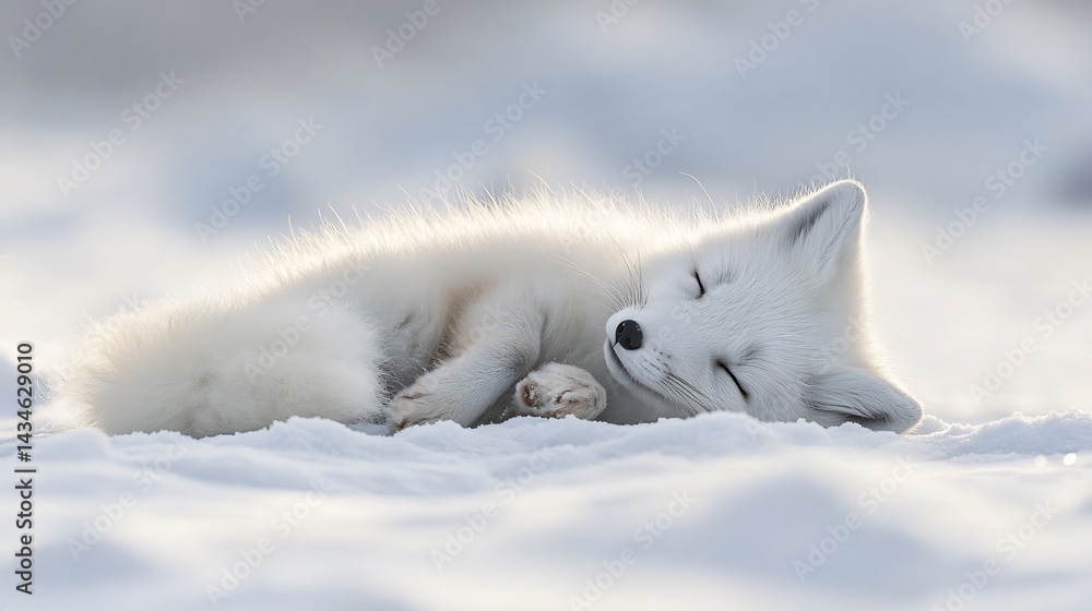 Playful Arctic fox rolling in the snow thick white fur blending into the frozen landscape adorable wildlife moment Playful Arctic fox rolling in the snow thick white fur blending into the frozen landscape adorable wildlife moment