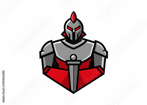 The Sentinel: A stoic knight, clad in polished armor and wielding a formidable sword, stands vigilant, embodying courage and strength. A symbol of valor and readiness to guard against any adversity.