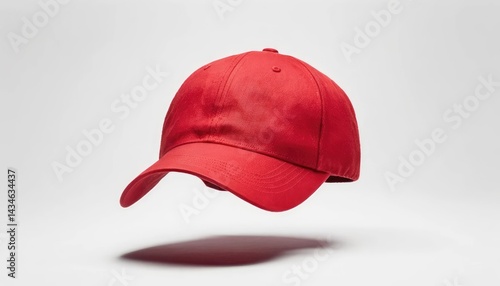 Wallpaper Mural Red hat empty isolated object white background Torontodigital.ca