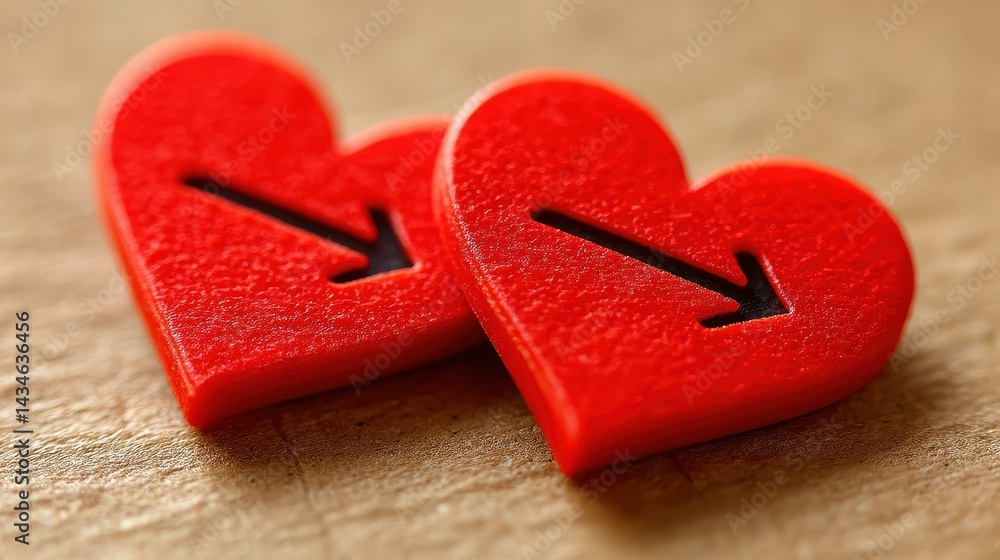 Celebrate love with a charming heart and cupid arrow design, perfect for Valentines Day. Ideal for romantic themes