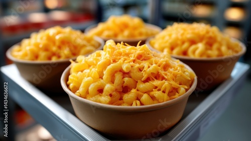 Obraz na płótnie Enjoy rich and creamy Kraft Mac and Cheese Sauce Mix, now available in bulk at your local warehouse. Perfect for family meals w salonie