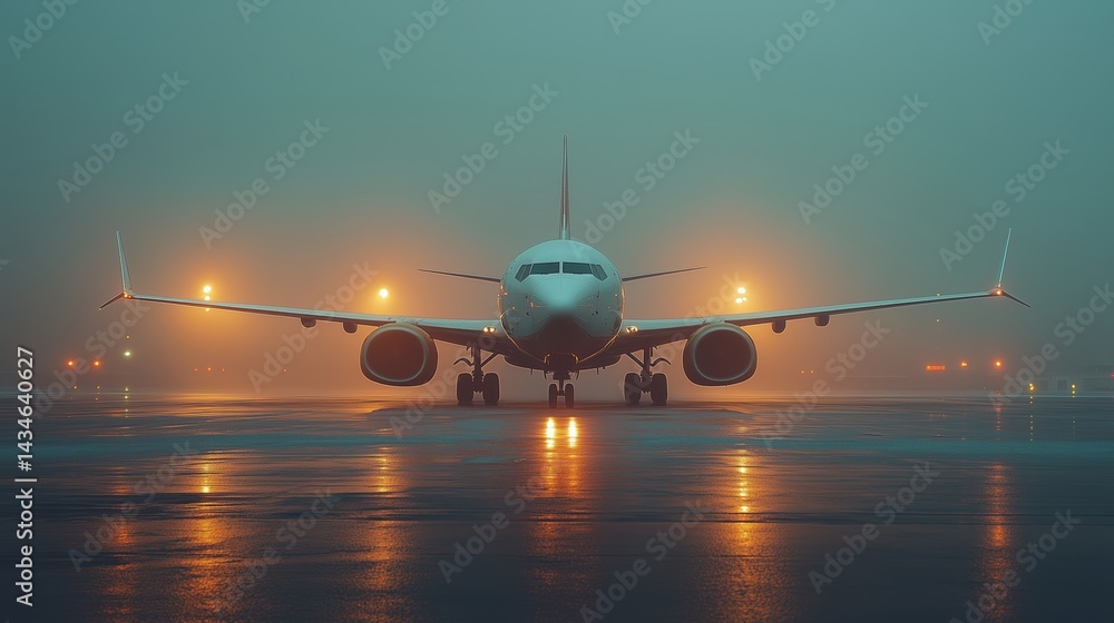 Airplane Ready for Takeoff, Aviation, Travel, Airport, Jet, Aircraft Photography