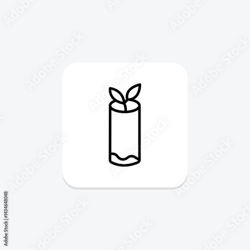 Diy Compost Tube, vector, pixel perfect, illustrator file