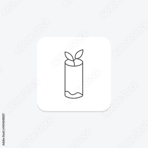 Diy Compost Tube, vector, pixel perfect, illustrator file