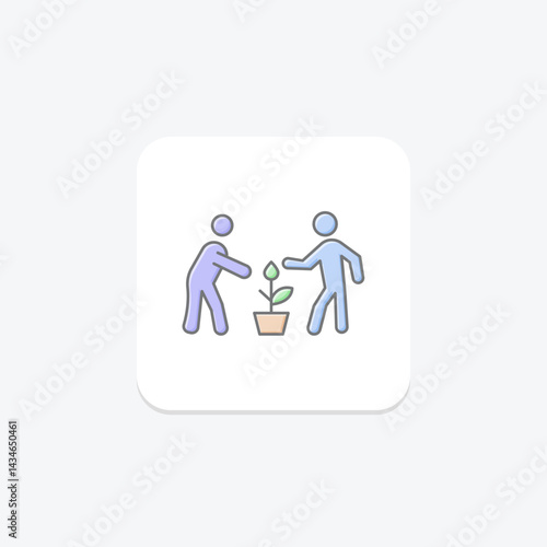 Fertilizing Plants, vector, pixel perfect, illustrator file