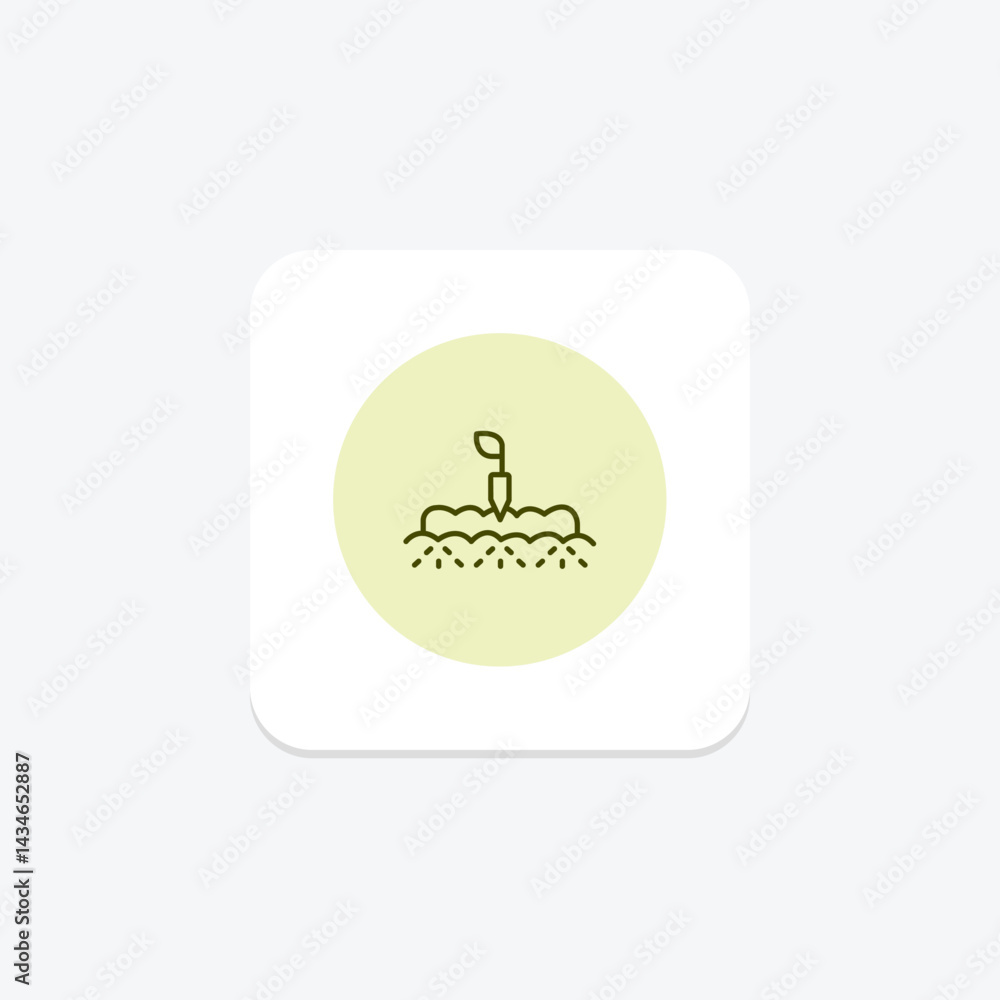 Tilled Garden Patch, vector, pixel perfect, illustrator file Tilled Garden Patch, vector, pixel perfect, illustrator file