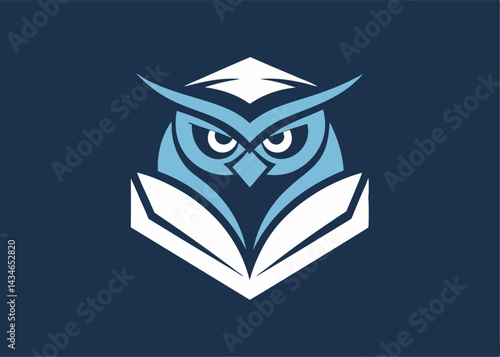 Symbol of Knowledge: A scholarly owl, adorned with a graduation cap, gazes intently. Its presence serves as a potent emblem of learning and enlightenment, symbolizing wisdom and education. 