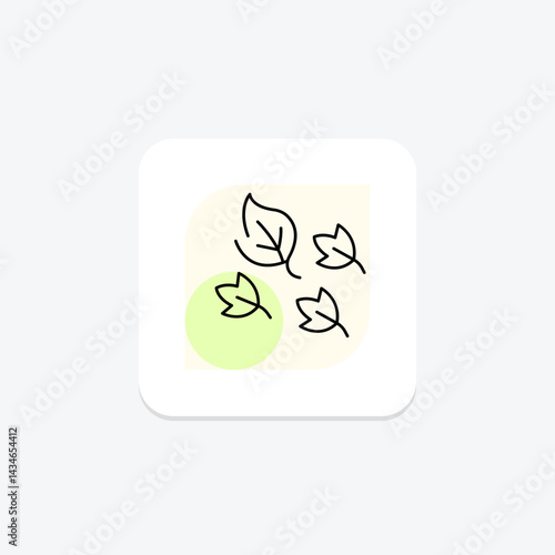 Leaves Falling, vector, pixel perfect, illustrator file