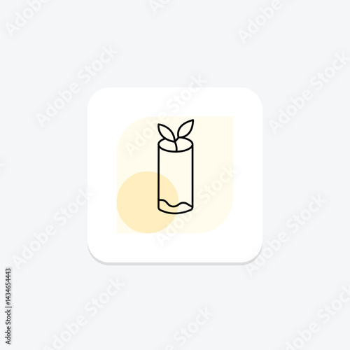 Diy Compost Tube, vector, pixel perfect, illustrator file