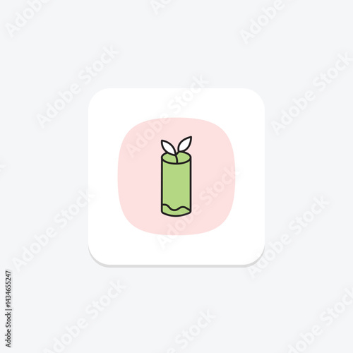 Diy Compost Tube, vector, pixel perfect, illustrator file