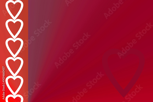 Colorful heart pattern creation for romantic decoration and celebration during special occasions