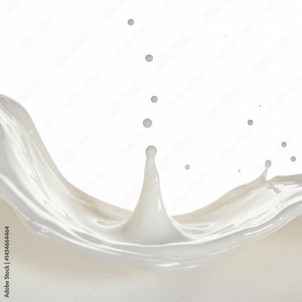 Fresh cream dairy liquid splash photography product advertisement Fresh cream dairy liquid splash photography product advertisement
