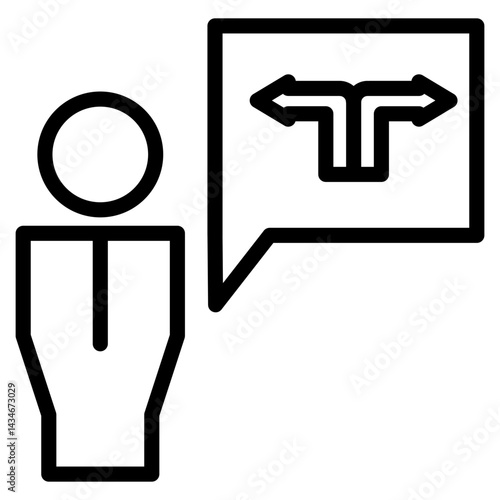 A male worker is explaining a tutorial or briefing
