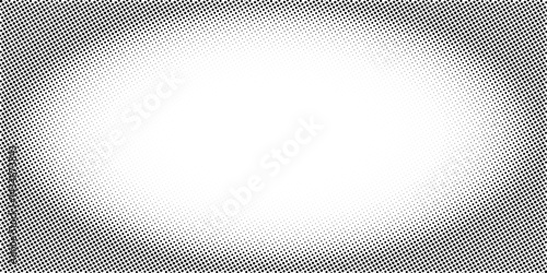 background black white circular halftone dot pattern. vector eps