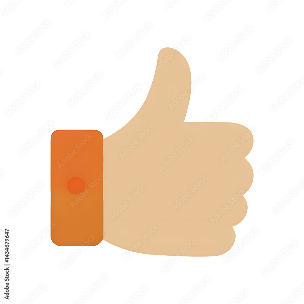Thumbs up icon – approval and like symbol Thumbs up icon – approval and like symbol