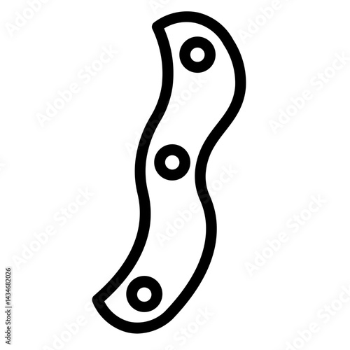 Bacteria Germs Micro Line Icon