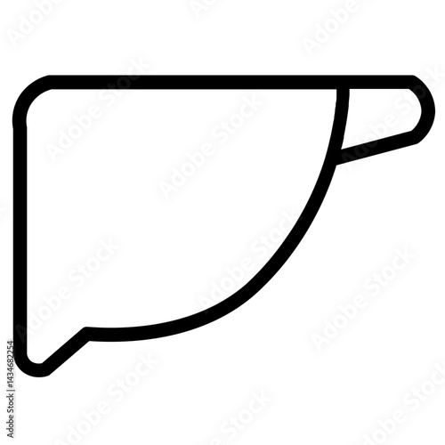 Liver Probiotic Healthy Line Icon
