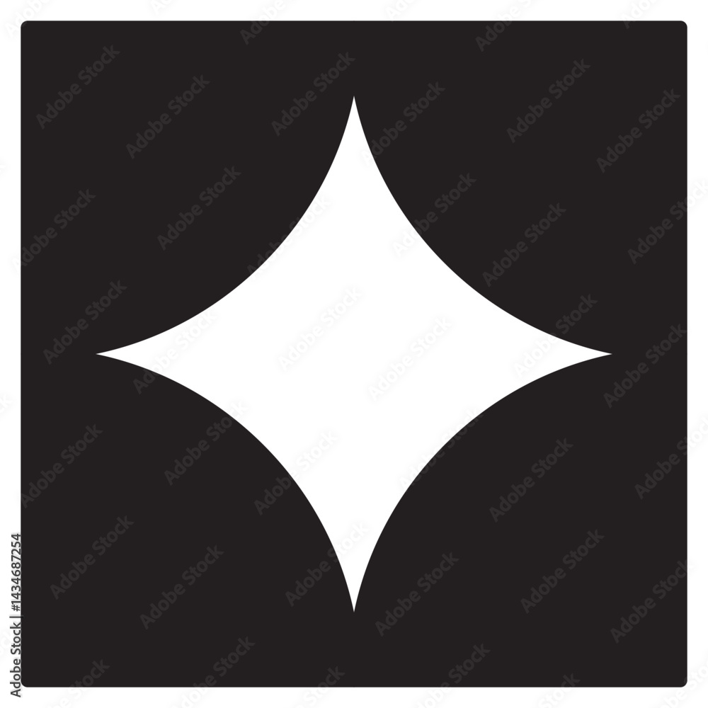 Brutalist geometric star inside Rectangle Brutalist geometric star inside Rectangle