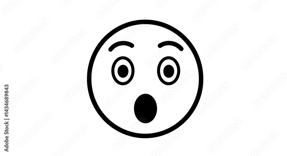 Fototapeta premium black and white smile