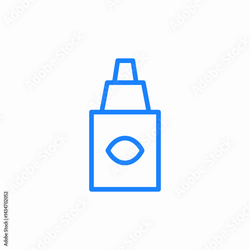 nasal spray icon sign vector