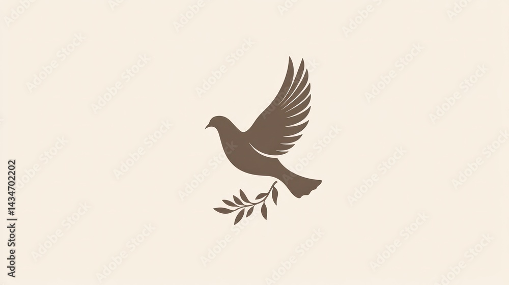 Fototapeta premium Dove of Peace Graphic Design (1)