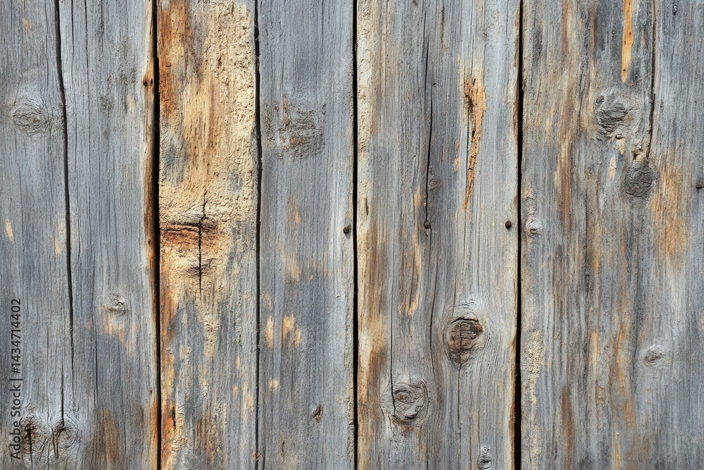 Weathered wooden planks create a rustic wall texture. Weathered wooden planks create a rustic wall texture.
