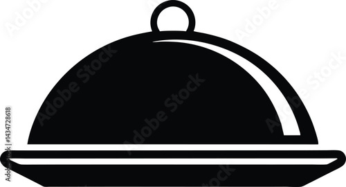 food tray vector icon.