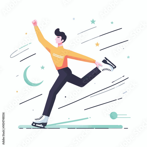 sport, skating, ice, figure, skate, female, activity, skates, winter, competition, leisure, exercise, skater, girl, young, dance, hobby, rink, training, background, woman, lifestyle, active, action, c