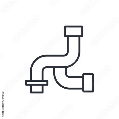 plumbing icon collection .design style with background