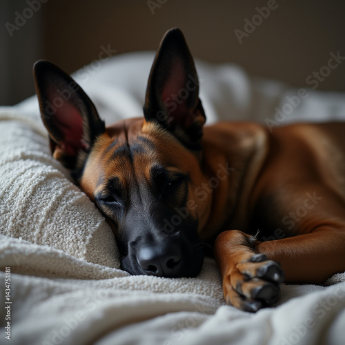 belgian malinois portrait