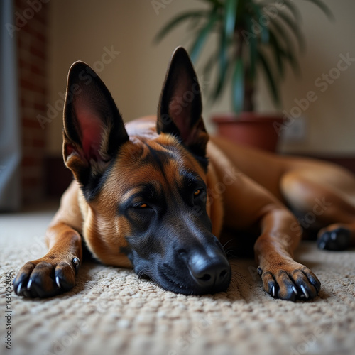 belgian malinois portrait