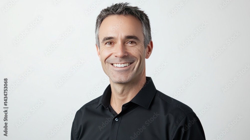A professional engineer smiling warmly A professional engineer smiling warmly