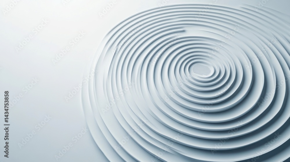 Fototapeta premium Abstract concentric circles design