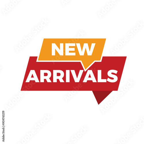 New arrival sale tag design