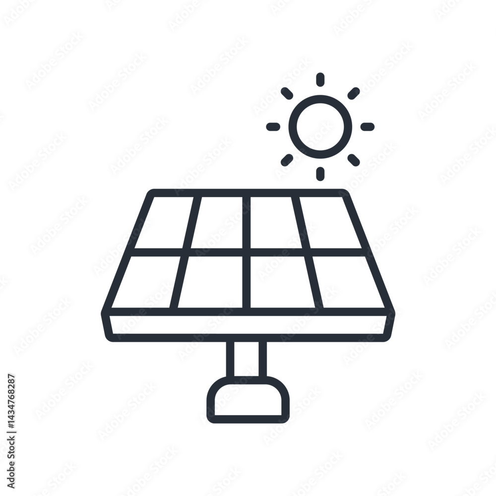 solar power icons isolated on White Background. Flat style design solar power icons isolated on White Background. Flat style design