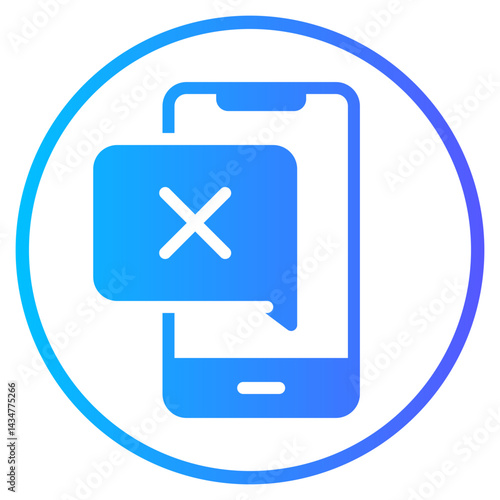 smartphone gradient icon