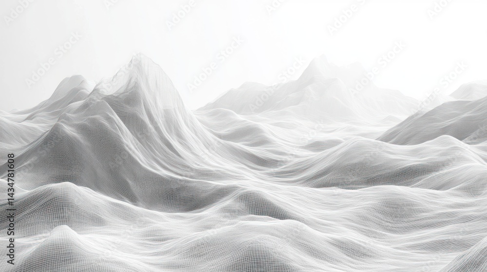Fototapeta premium Abstract mountain range (2)