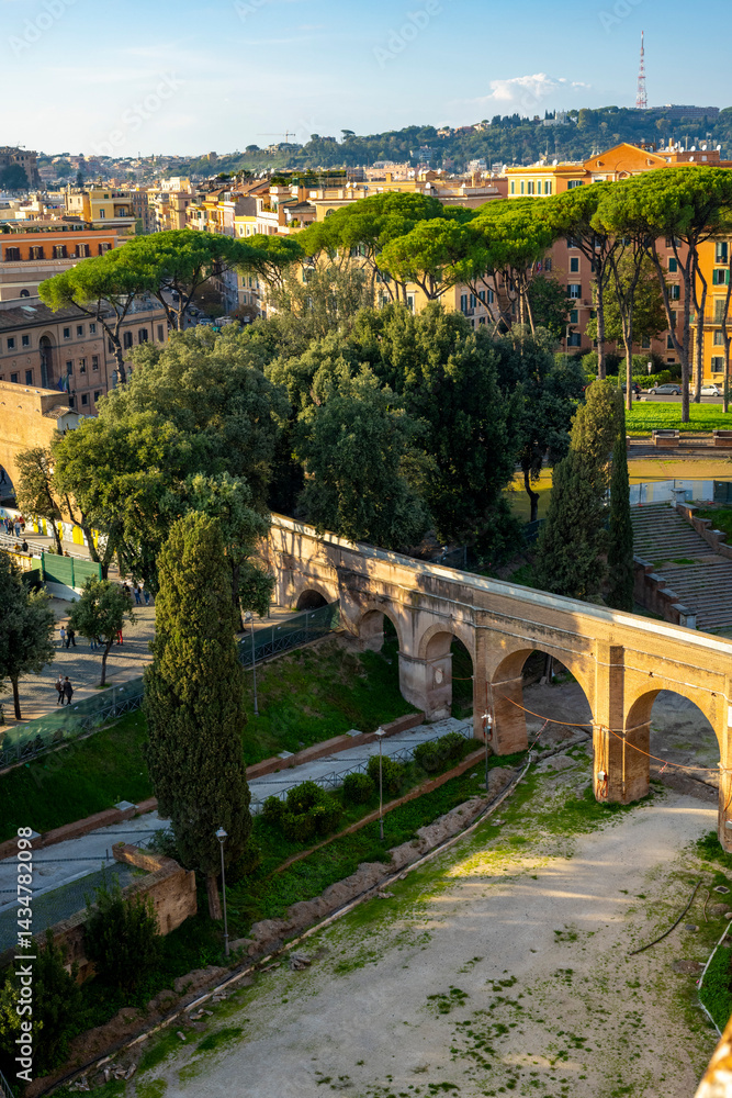Ponte Sisto is a bridge in Rome's historic centre, spanning the river Tiber. It connects Via dei Pettinari in the Rione of Regola to Piazza Trilussa in Trastevere