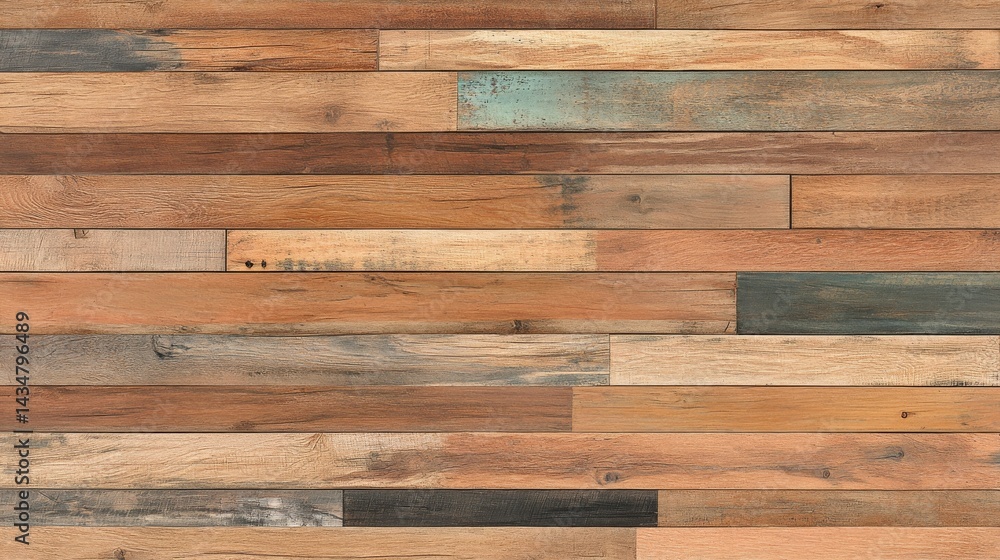 Naklejka premium Rustic Wood Plank Wall Pattern on wooden background