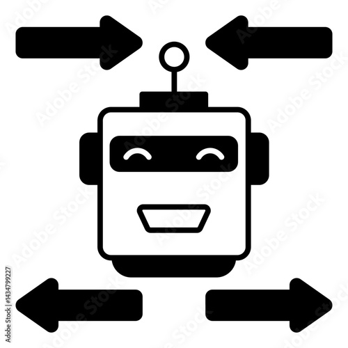 AI Data Routing black icon